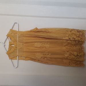 Yellow Shirt with Flowers